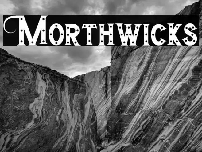 Morthwicks Font examples