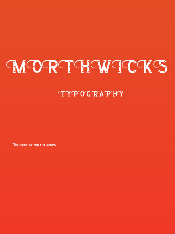 Morthwicks Poster