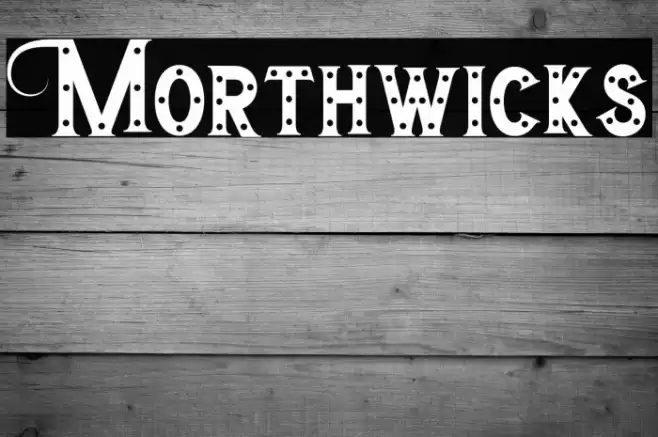 Morthwicks Caratteri examples