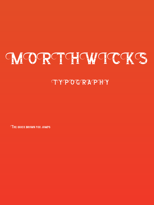 Morthwicks Poster