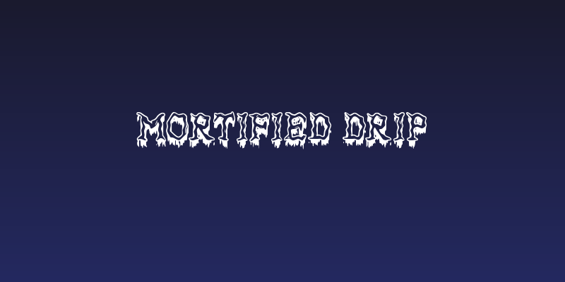 Mortified Drip Social Header