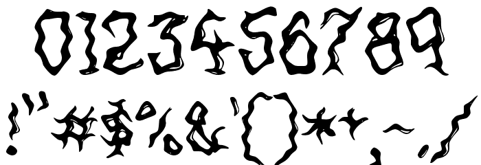 Mortified Font OTHER CHARS