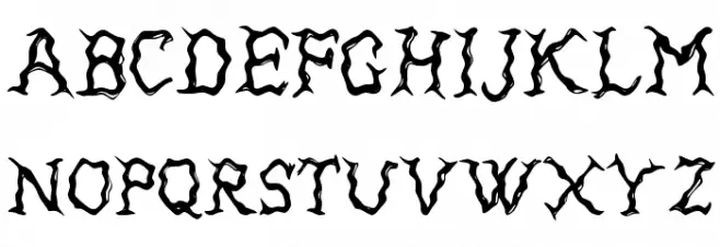 Mortified Шрифта ВЕРХНИЙ