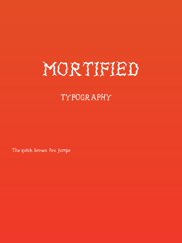 Mortified Poster