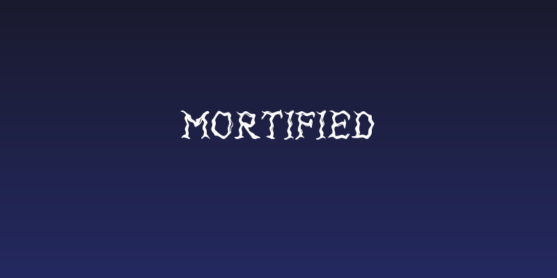 Mortified Social Header