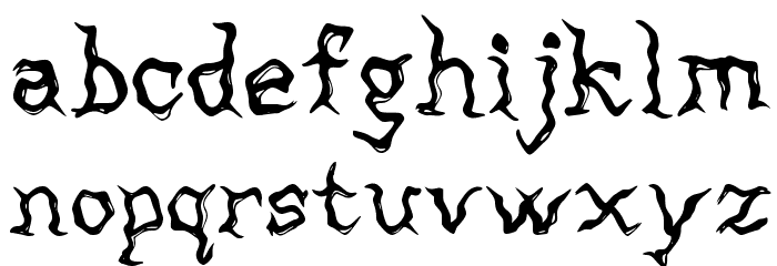 Mortified Font LOWERCASE