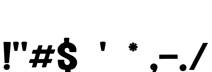 Mortina DEMO-Regular Font OTHER CHARS