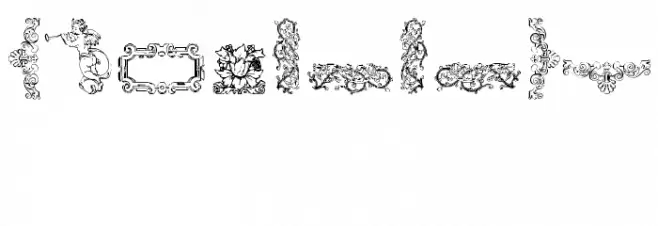 Mortised Ornaments Free Two Font OTHER CHARS