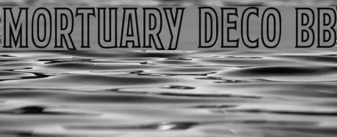 Mortuary Deco BB Font examples