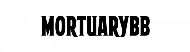 MortuaryBB  تنزيل الخطوط