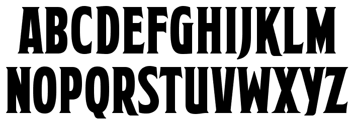 MortuaryBB Font LOWERCASE