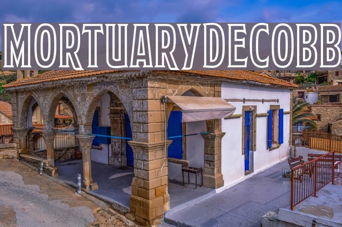 MortuaryDecoBB फ़ॉन्ट examples