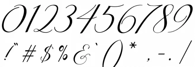 Mortyni-Regular Font OTHER CHARS