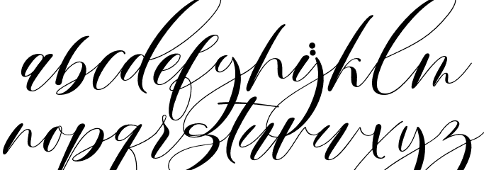 Mortyni-Regular Font LOWERCASE