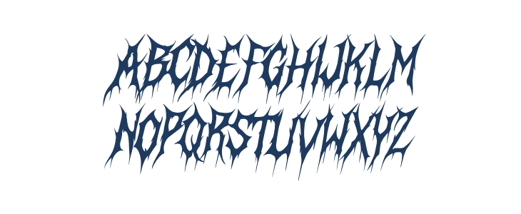 Morvanh Italic Uppercase