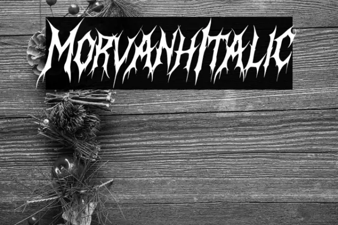 Morvanh Italic Example 2