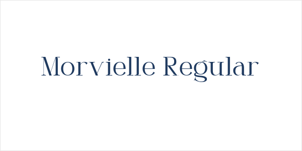 Morvielle Regular Logo
