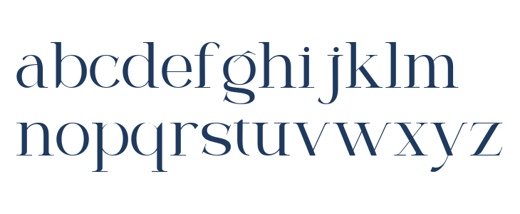 Morvielle Regular Lowercase