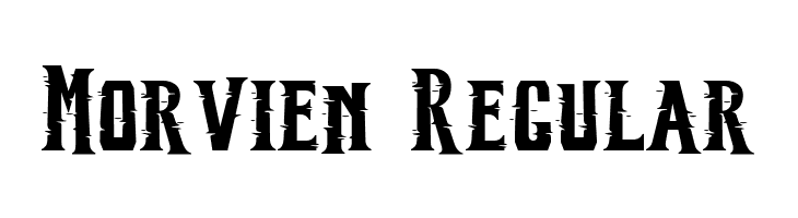 Morvien Regular  font caratteri gratis