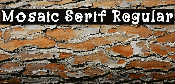 Mosaic Serif Regular Example 2