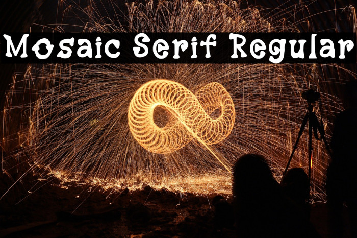 Mosaic Serif Regular Example 3