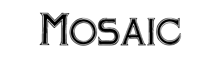 Mosaic Font