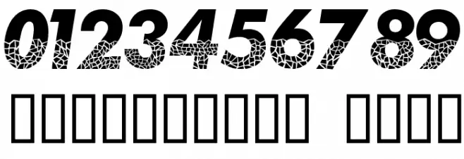 MosaicCaps Font OTHER CHARS