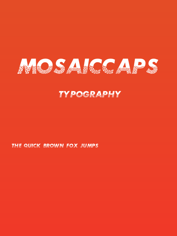 MosaicCaps Poster