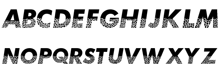 MosaicCaps Font LOWERCASE