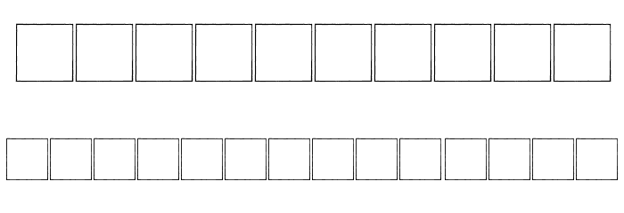 Mosaic_Initials Font OTHER CHARS