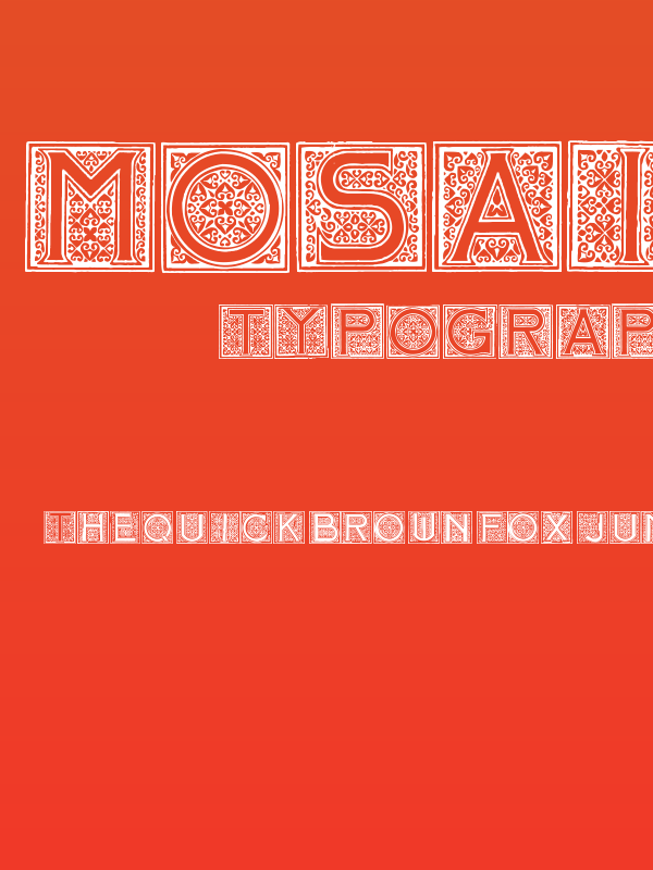 Mosaic_Initials Poster