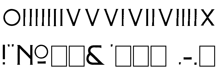 Mosaic_Solid Font OTHER CHARS