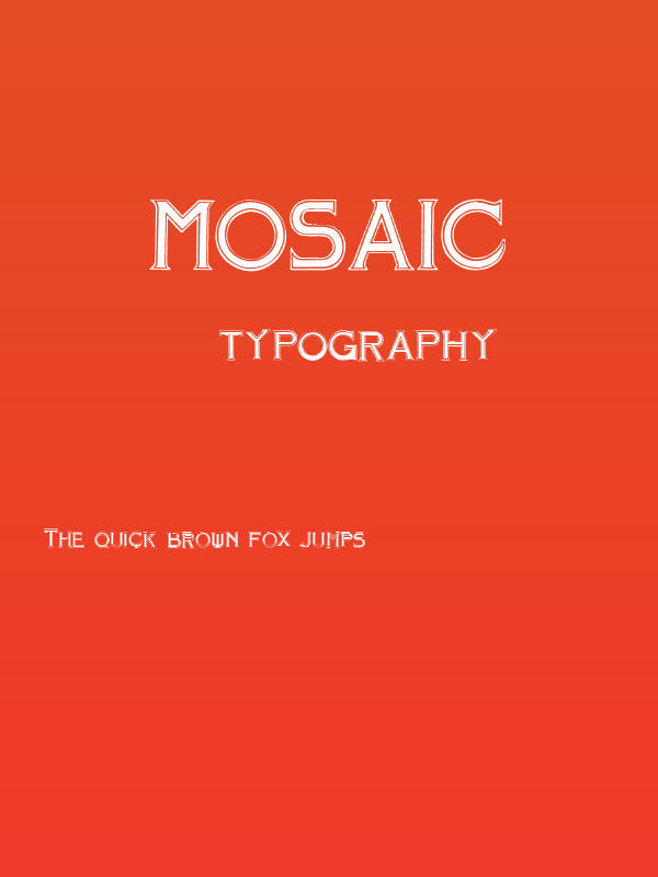 Mosaic Poster