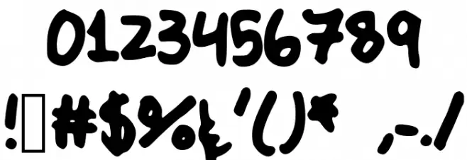 Mosaical Font OTHER CHARS