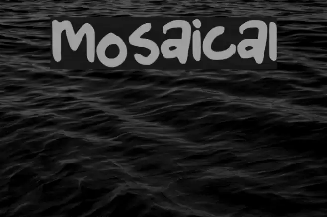 Mosaical Font examples