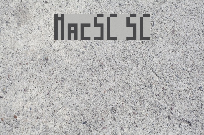 MosaicoSC SC फ़ॉन्ट examples