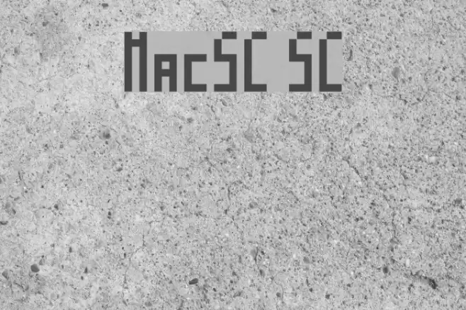 MosaicoSC SC फ़ॉन्ट examples