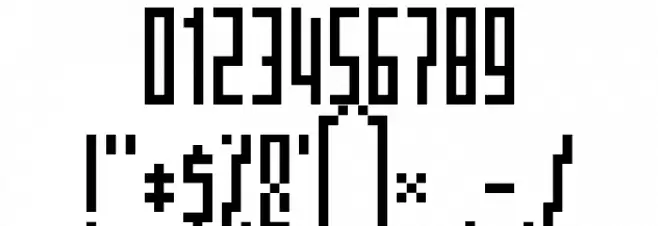 MosaicoTall Tall Font OTHER CHARS