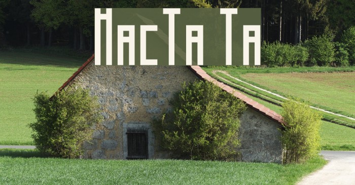 MosaicoTall Tall Font examples