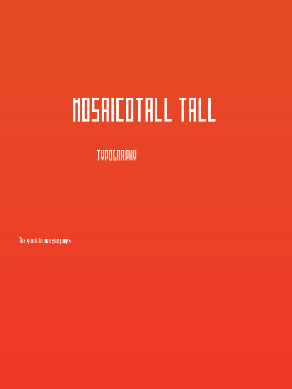 MosaicoTall Tall Poster