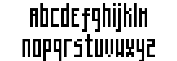 MosaicoTall Tall Font LOWERCASE