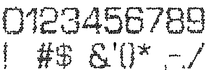 Mosaique Font OTHER CHARS