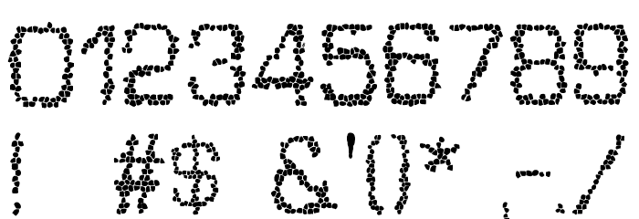 Mosaique Font OTHER CHARS