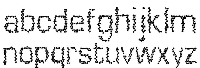 Mosaique Font LOWERCASE