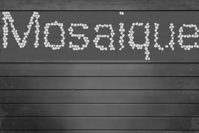 Mosaique Font examples