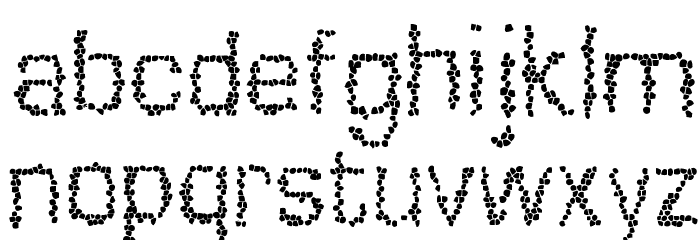 Mosaique Font LOWERCASE