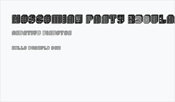 Moscowian Party Regular Business Card