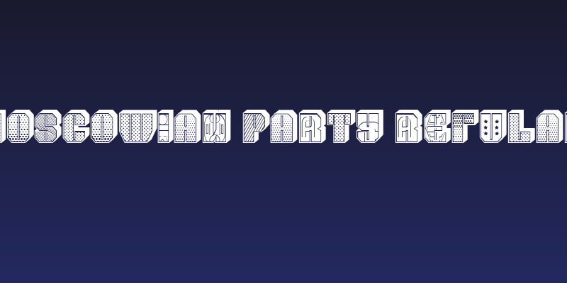 Moscowian Party Regular Social Header