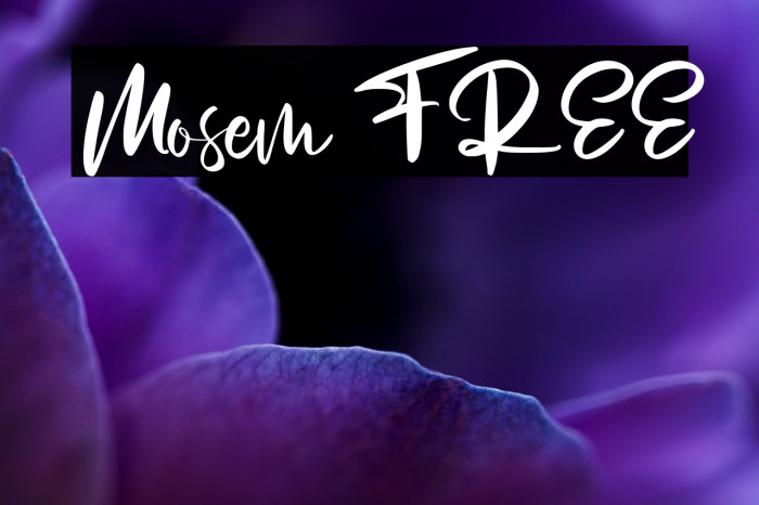 Mosem FREE Example 3