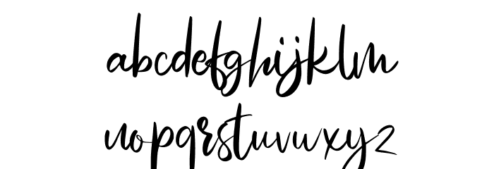 Mosem FREE Font LOWERCASE